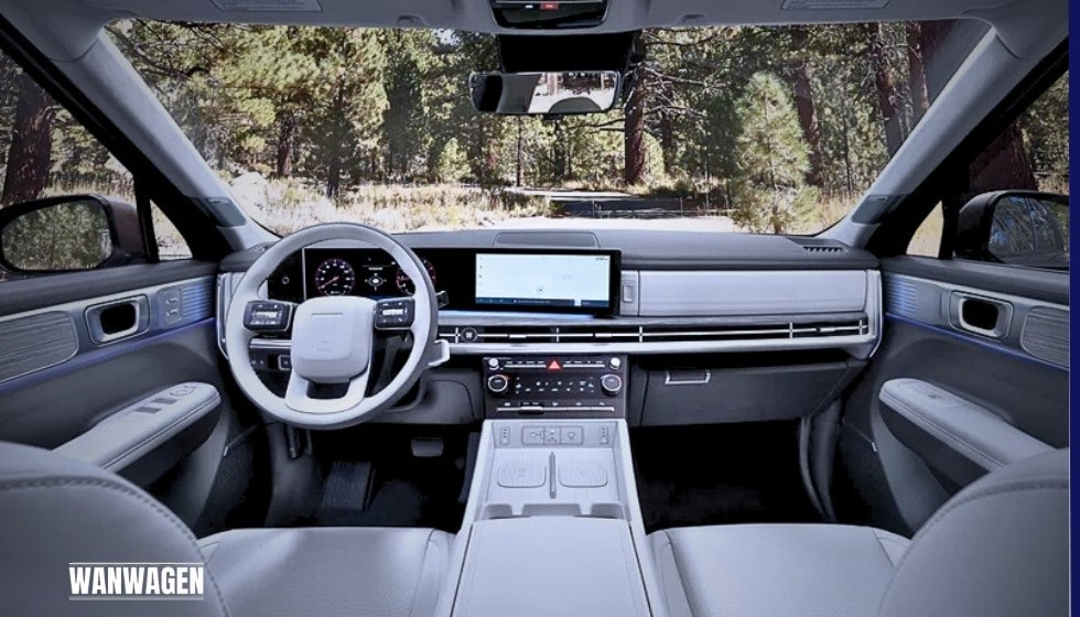 interrior Hyundai Santa Fe 2026 – Großes SUV 